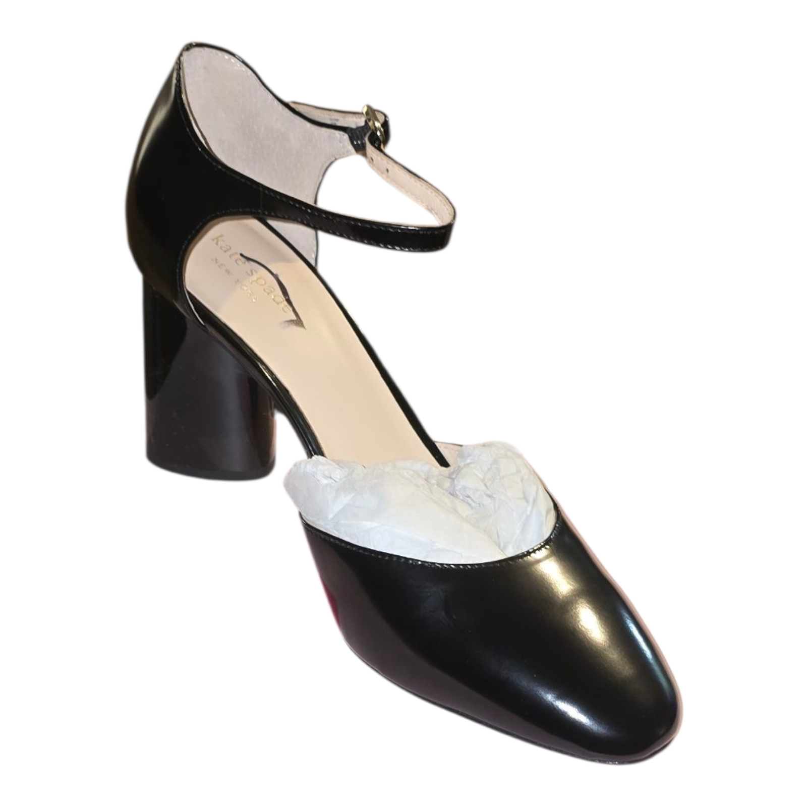 Elegant Black Ankle Strap Heels Mary Jane